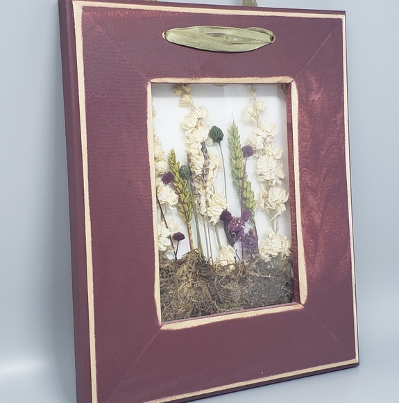 Framed "Dry Flower" Art - Picture 2 of 10